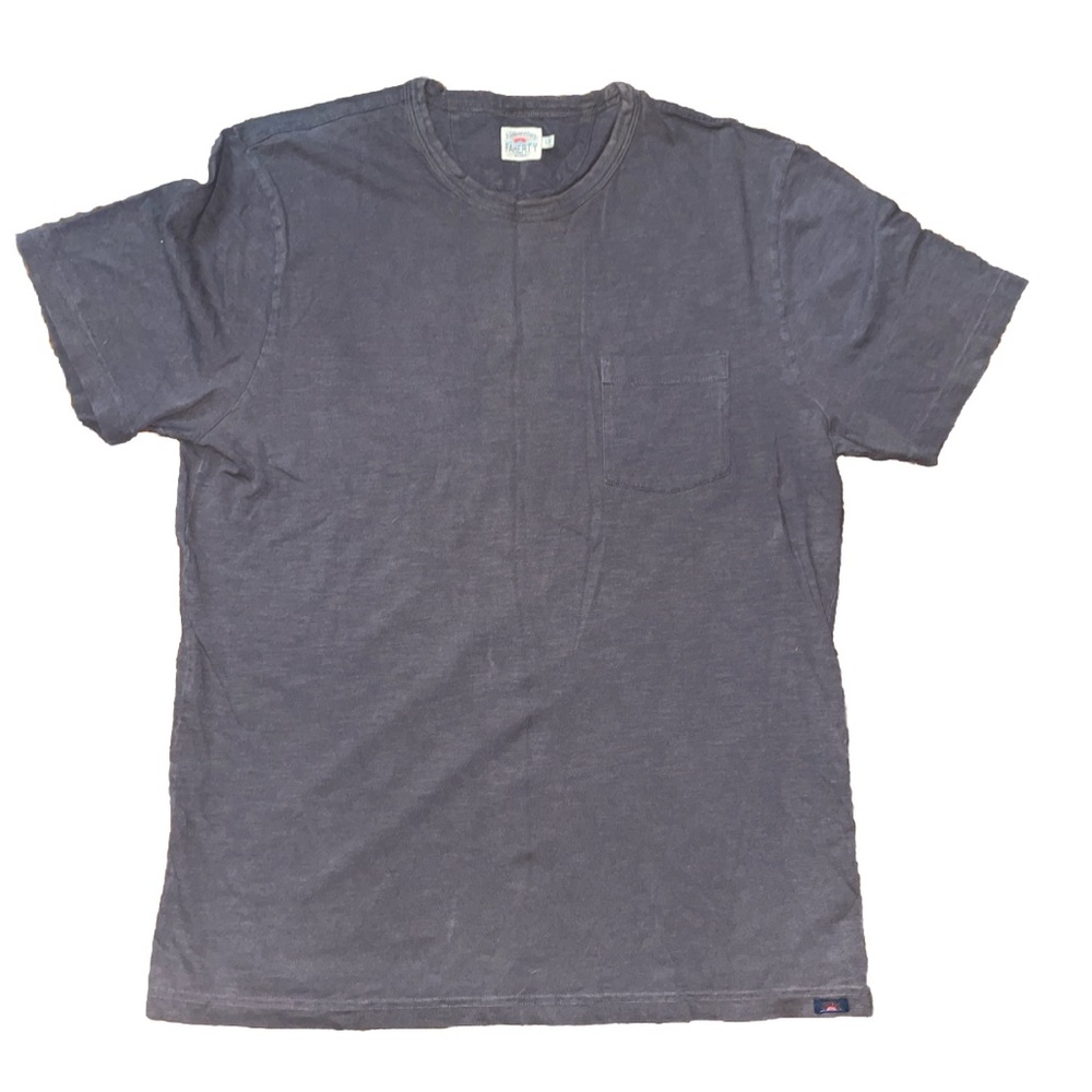 faherty t shirt brown large
